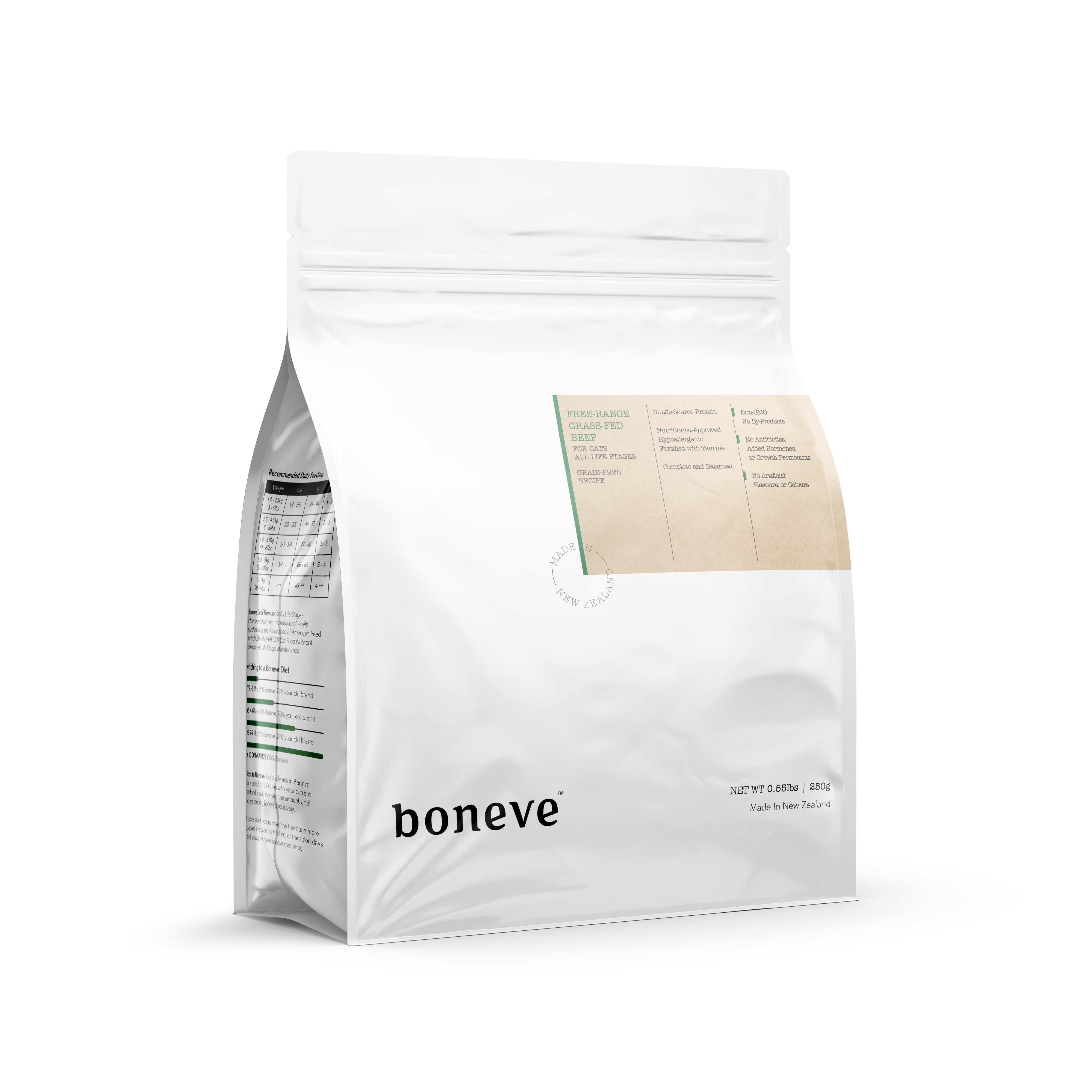 Boneve Earthmade Cat Free Range Grass-fed Beef Grain Free Dry Cat Food