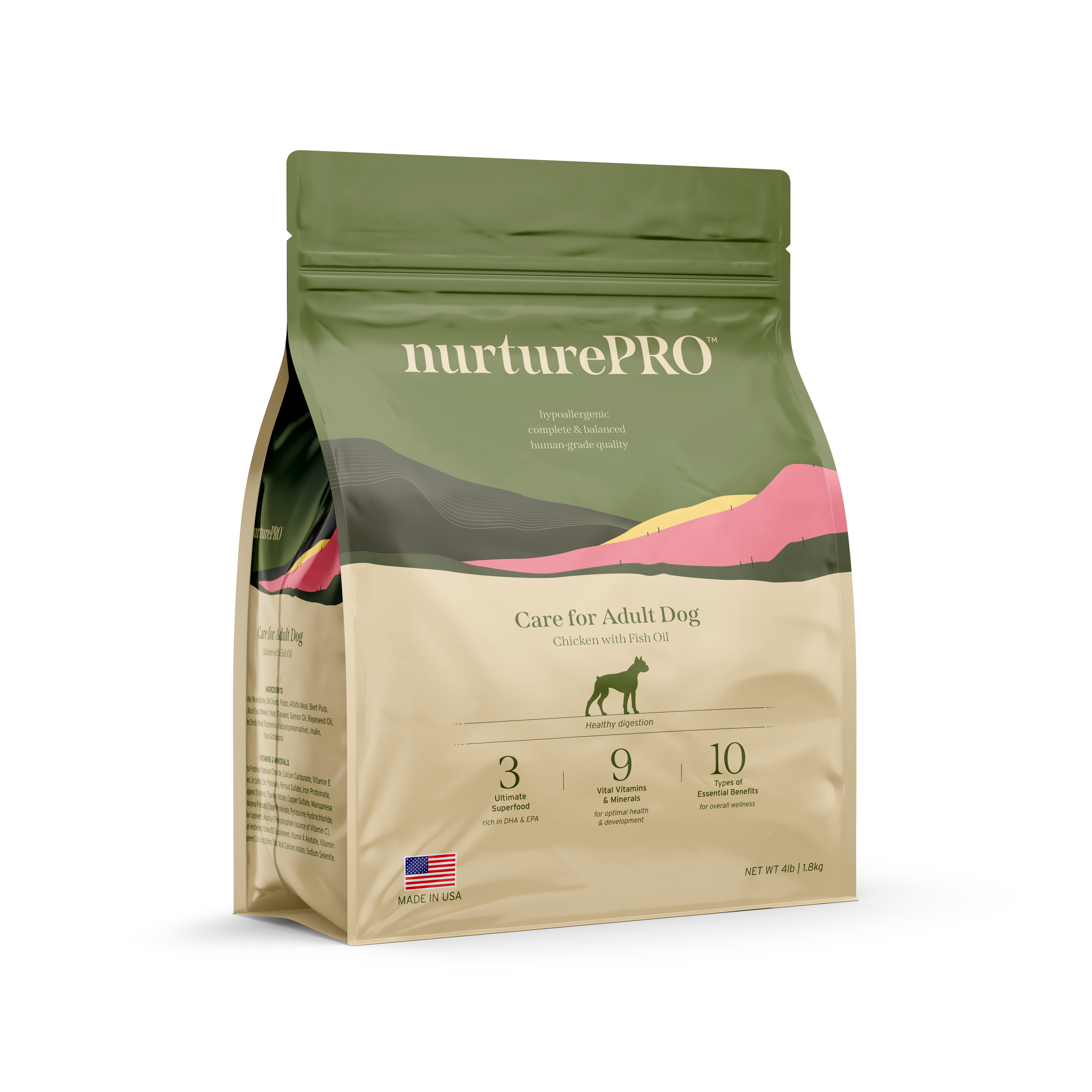 Nurture Pro Care For Dog Chicken With Fish Oil For Adult Dogs Dry Dog Food