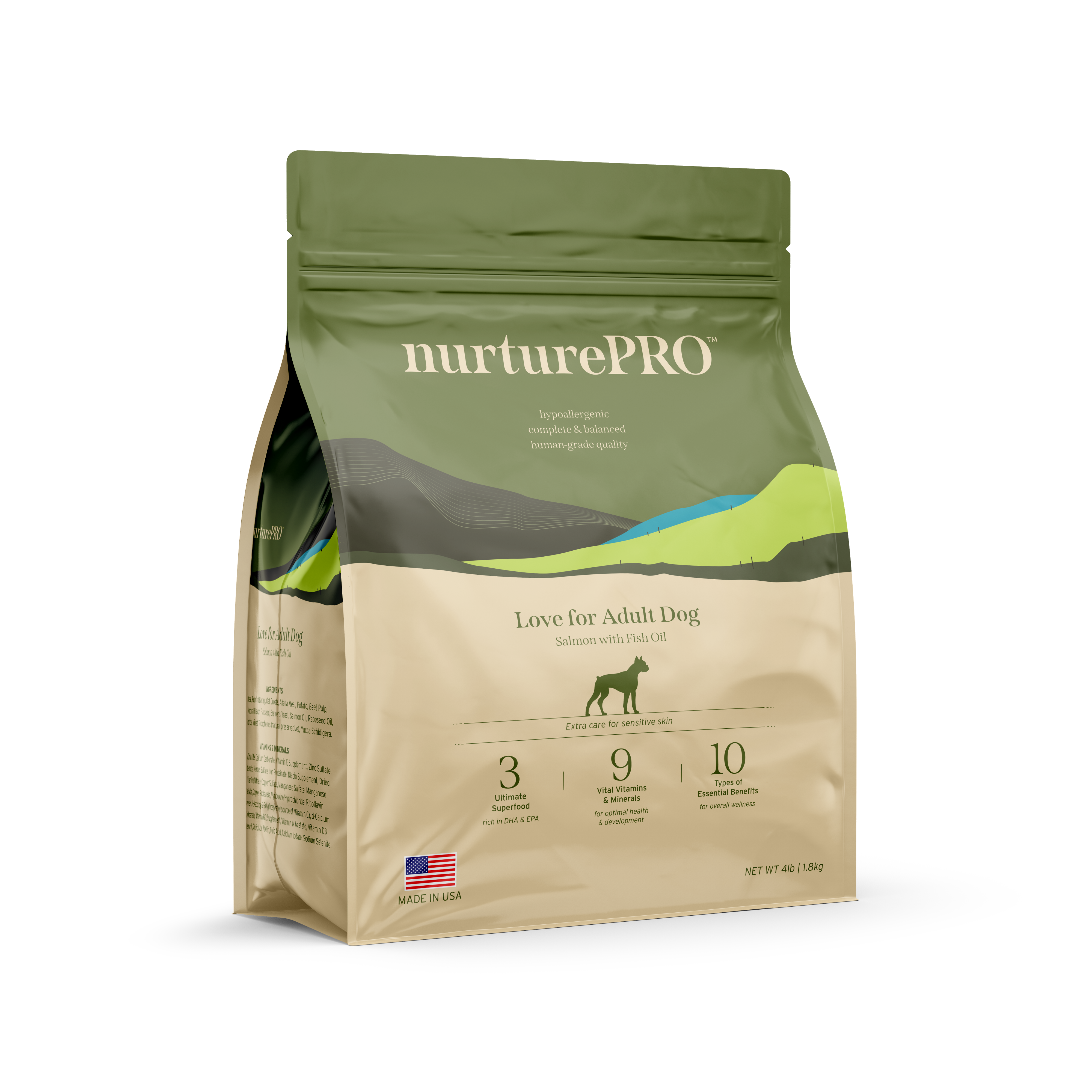 Nurture Pro Love For Dog Salmon With Fish Oil For Adult Dogs Dry Dog Food