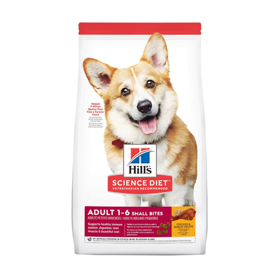 Hill's Science Diet Canine Adult Small Bites Chicken & Barley Recipe Dry Dog Food
