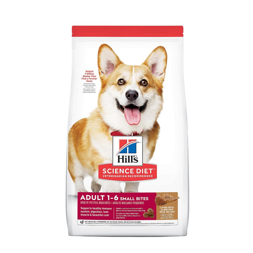 Hill's Science Diet Canine Adult Small Bites Lamb & Brown Rice Recipe Dry Dog Food