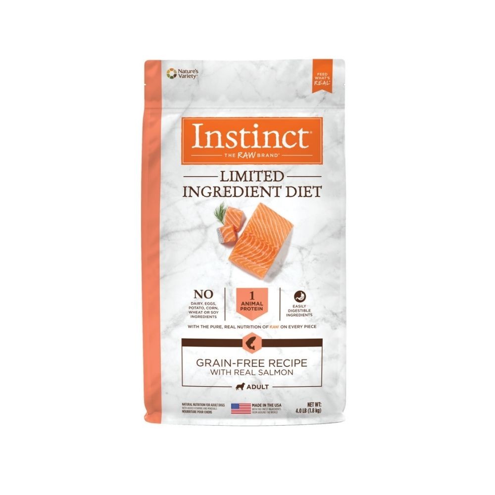 Instinct Dog Lid 1.8kg Grain Free Recipe With Real Salmon Dry Dog