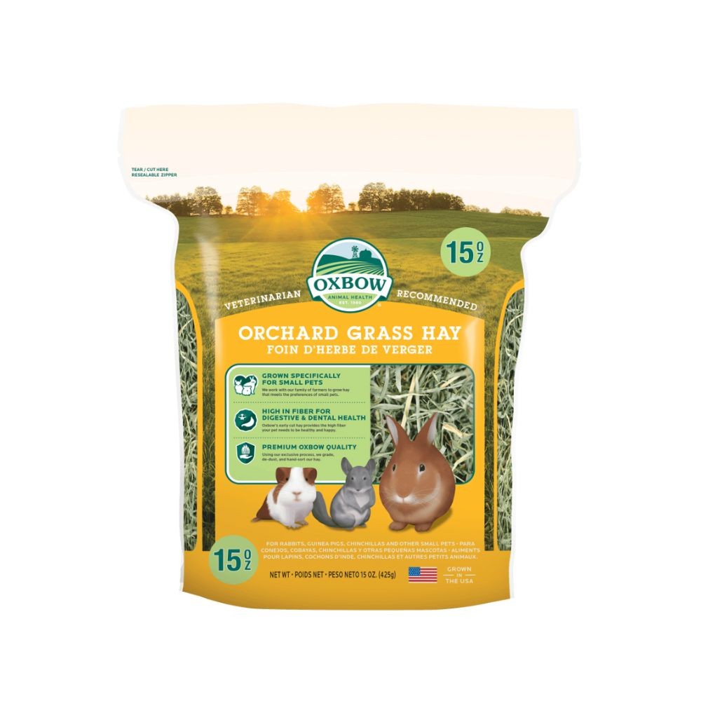 Oxbow Orchard Grass Hay 15oz - Online Pet Shop | Malaysia Online Pet ...