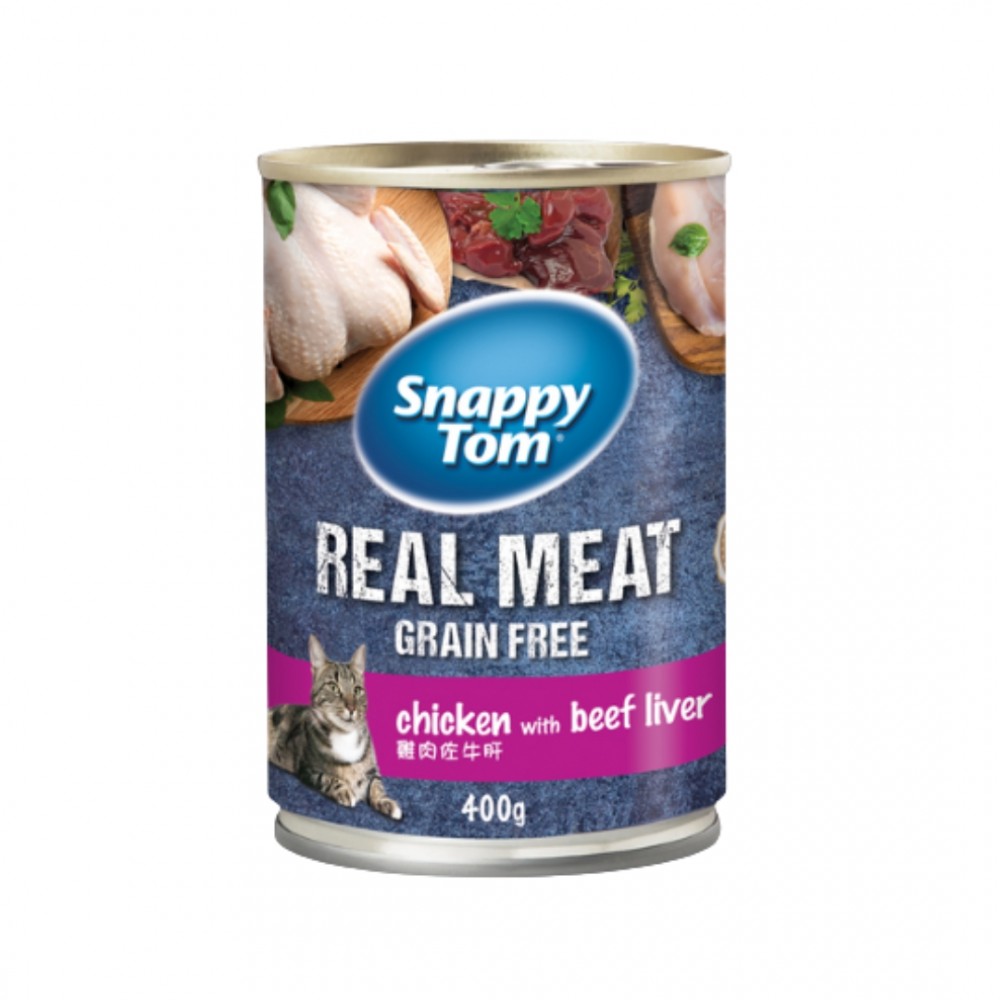 Snappy Tom 400g Chicken With Beef Liver Wet Cat Food Online Pet