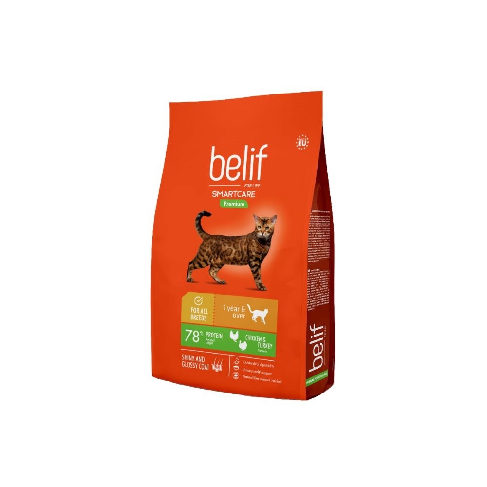 Belif Cat Smartcare 2.5kg Chicken & Turkey Dry Cat Food - Online Pet