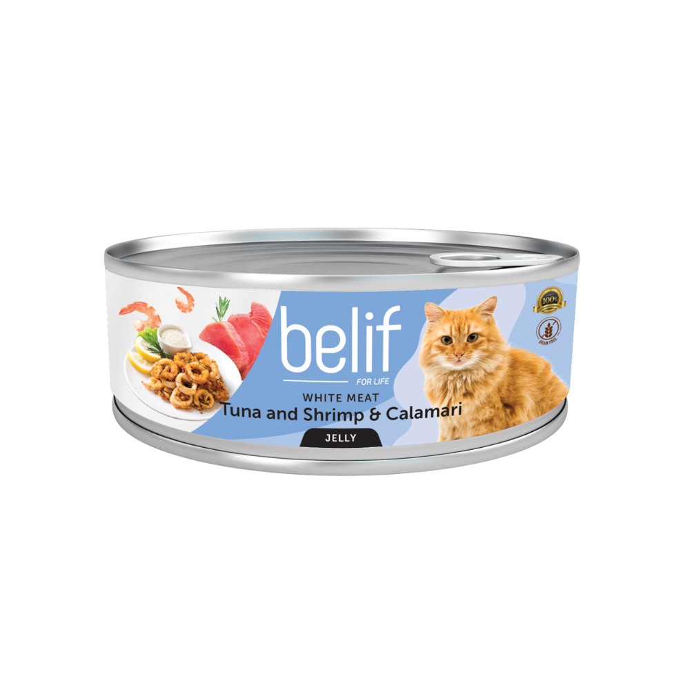 Belif Cat 80g White Meat Tuna Crab In Jelly Wet Cat Food