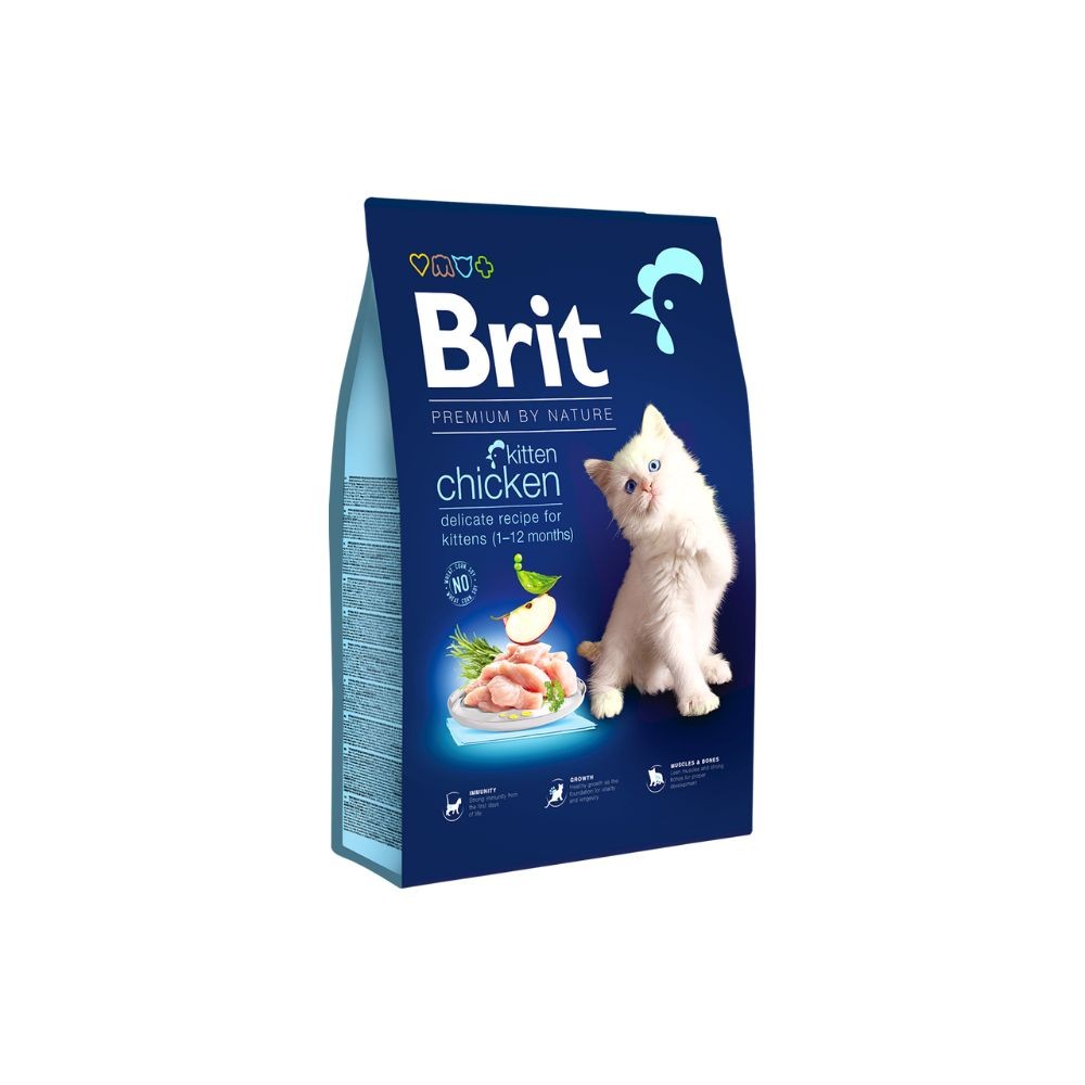 Brit Premium Cat 8kg Kitten Dry Cat Food - Online Pet Shop | Malaysia