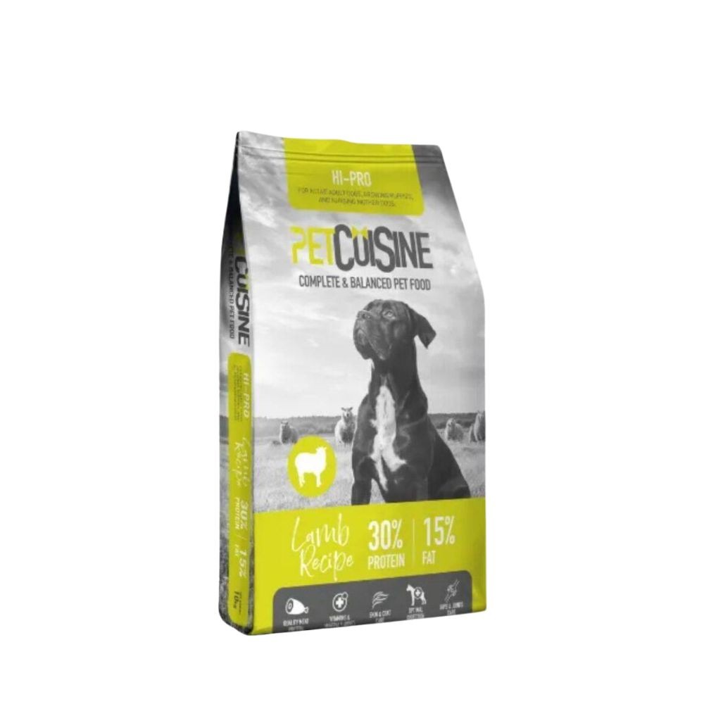 Petcuisine Dog Hi pro Lamb 10kg Dry Dog Food Online Pet Shop