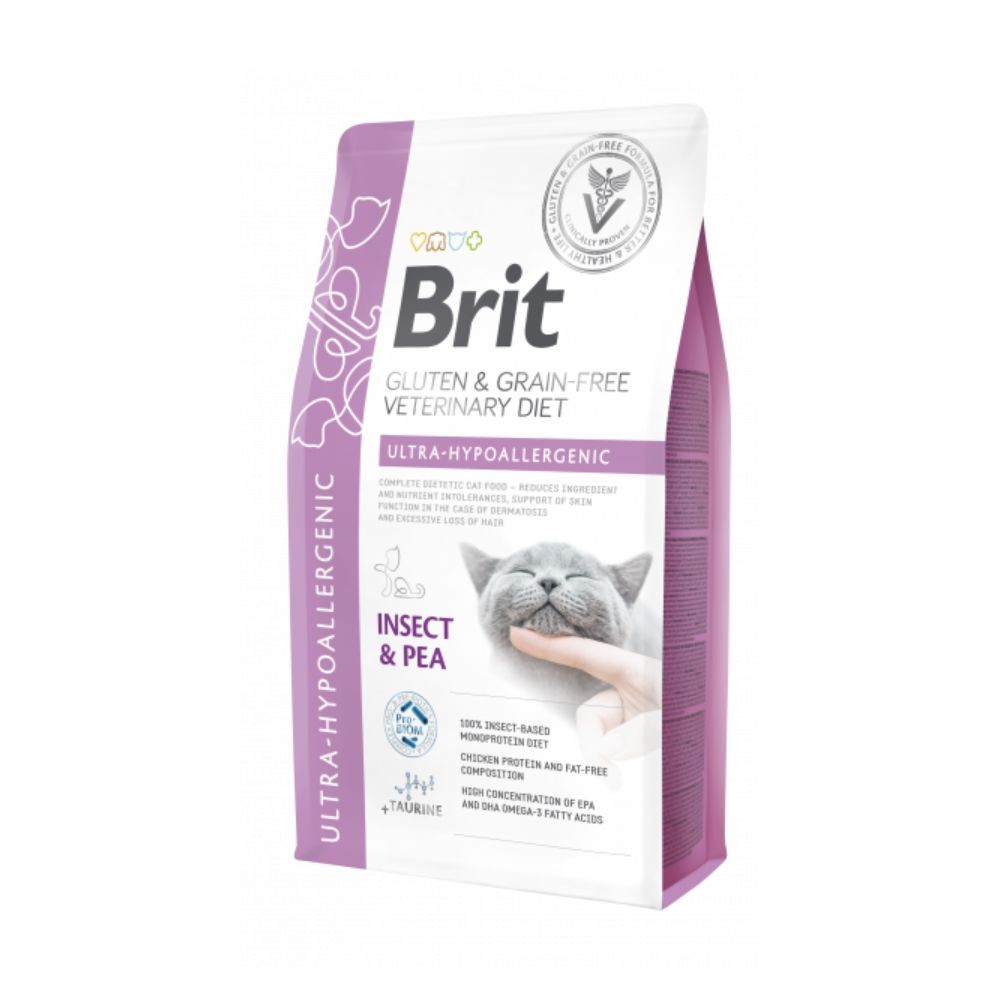 Brit Grain Free Veterinary Diet Cat 2kg Ultra-hypoallergenic Dry Cat ...