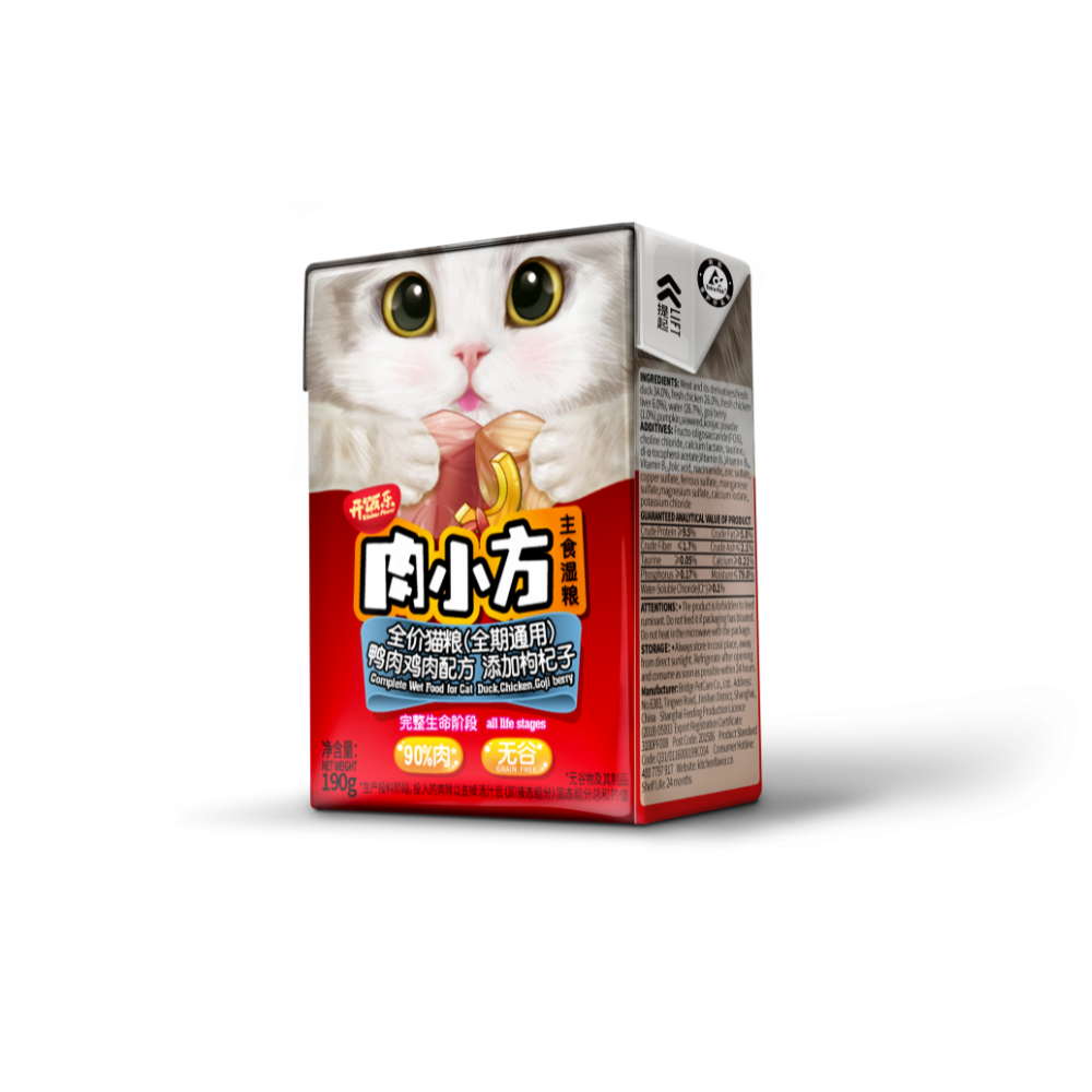 Kitchen Flavor Cat 190g Duck Chicken Meat With Goji Berry