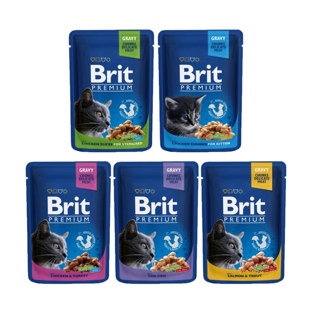 brit wet cat food